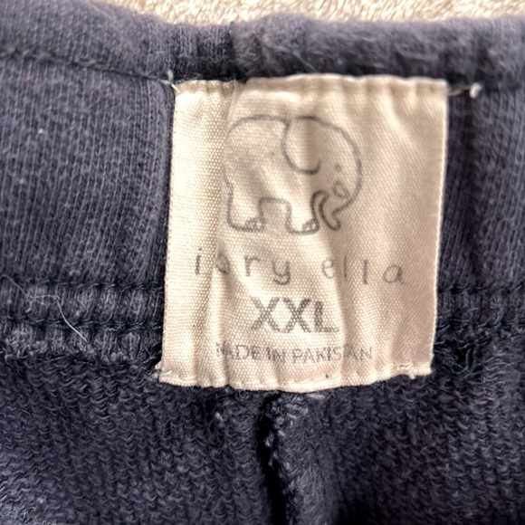 IVORY ELLA 🐘 100% ORGANIC COTTON NAVY BLUE ELEPHANT SHORTS Women’s XXL or 18 - Picture 10 of 12